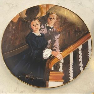 Gone With The Wind Golden Anniversary Series plate “Melanie and Ashley”